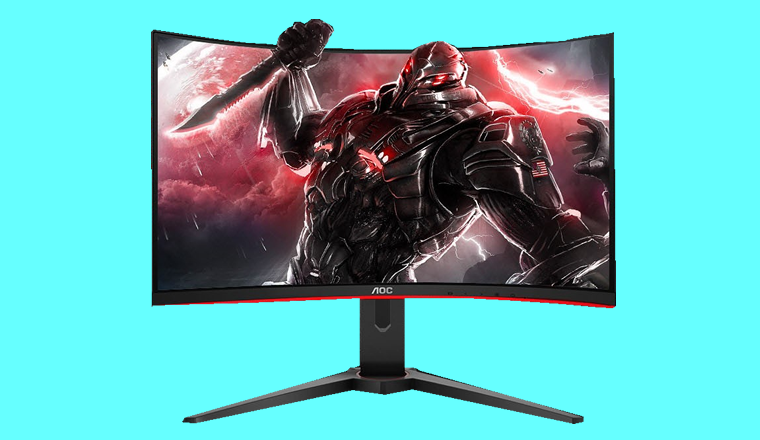 AOC32寸高清孤形顯示器，144HZ高刷游戲屏
