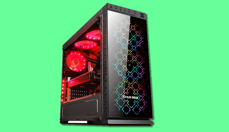 長城鋼化玻璃款側(cè)透高端機(jī)箱